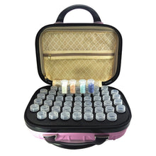 Load image into Gallery viewer, 132 Bottle PINK Storage Carry Case | DIY 5D Diamond Painting Kit Accessory | Craft Bead Container - Art By The Bay - Craft Organization
