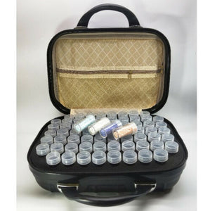 132 Bottle BLACK Storage Carry Case | DIY 5D Diamond Painting Kit Accessory | Craft Bead Container - Art By The Bay - Craft Organization