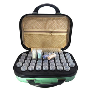 132 Bottle GREEN Storage Carry Case | DIY 5D Diamond Painting Kit Accessory | Craft Bead Container - Art By The Bay - Craft Organization
