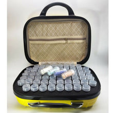 Load image into Gallery viewer, 132 Bottle YELLOW Storage Carry Case | DIY 5D Diamond Painting Kit Accessory | Craft Bead Container - Art By The Bay - Craft Organization