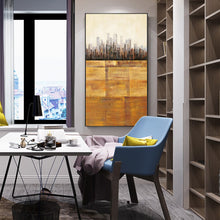 Load image into Gallery viewer, Abstract Cityscape Canvas Art Print | City with Neutral Tones | UNFRAMED - Art By The Bay - Canvas Wall Decor Prints