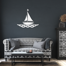 Load image into Gallery viewer, Metal Wall Artwork | Yacht Ocean Art Wall Decor - Art By The Bay