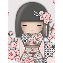 Load image into Gallery viewer, DIY Japanese Girl 5D Diamond Painting Kit | Cartoon Square Drill Craft - Art By The Bay - Art & Craft Kits