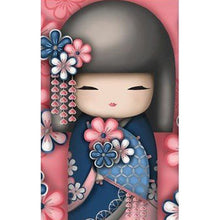 Load image into Gallery viewer, DIY Japanese Girl 5D Diamond Painting Kit | Cartoon Square Drill Craft - Art By The Bay - Art & Craft Kits