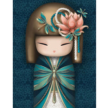 Load image into Gallery viewer, DIY Japanese Girl 5D Diamond Painting Kit | Cartoon Square Drill Craft - Art By The Bay - Art & Craft Kits