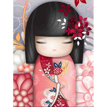 Load image into Gallery viewer, DIY Japanese Girl 5D Diamond Painting Kit | Cartoon Square Drill Craft - Art By The Bay - Art & Craft Kits