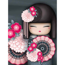 Load image into Gallery viewer, DIY Japanese Girl 5D Diamond Painting Kit | Cartoon Square Drill Craft - Art By The Bay - Art & Craft Kits