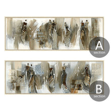 Load image into Gallery viewer, African Abstract Art Painting | Neutral Toned Canvas Print | UNFRAMED - Art By The Bay - Canvas Wall Decor Prints
