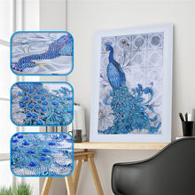 Load image into Gallery viewer, Peacock DIY 5D Diamond Painting | Rhinestone Art Activity - Art By The Bay - Art & Craft Kits