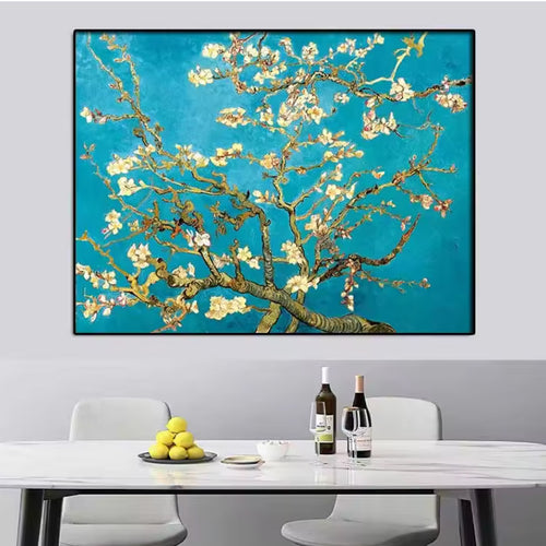 Blossoming Almond Tree Canvas Reproduction Art Print | Vincent Van Gogh | UNFRAMED