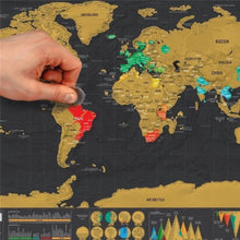 Load image into Gallery viewer, Travel World Map | Fun Travelling Destination Scratch Map | Wall Sticker - Art By The Bay - Canvas Wall Decor Prints