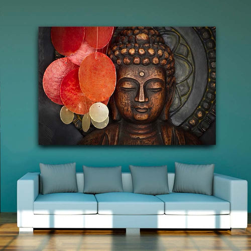 Buddha Canvas Print | Religious Statue Photographic Image | Unframed - Art By The Bay - Canvas Wall Decor Prints