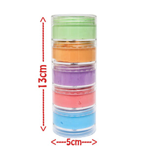 Rainbow Butter Slime Container 5 Colour Pack | AUSTRALIAN Made Slimes - Art By The Bay
