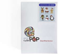 DIY Christmas 5D Diamond Painting Sticker Kit for Kids Art and Craft