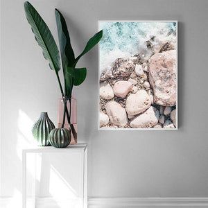 Seascape Ocean Rock Wall Canvas Print | Photographic Art | Framed or Unframed - Art By The Bay - Canvas Wall Decor Prints