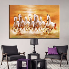 Load image into Gallery viewer, Running Horses Canvas Print | Gorgeous Wild Animals | Unframed or Framed - Art By The Bay - Canvas Wall Decor Prints