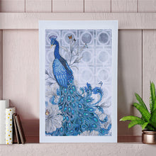 Load image into Gallery viewer, Peacock DIY 5D Diamond Painting | Rhinestone Art Activity - Art By The Bay - Art &amp; Craft Kits