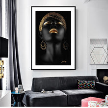 Load image into Gallery viewer, Striking Woman Photographic  Portrait | African Lady Canvas Print | UNFRAMED - Art By The Bay - Canvas Wall Decor Prints